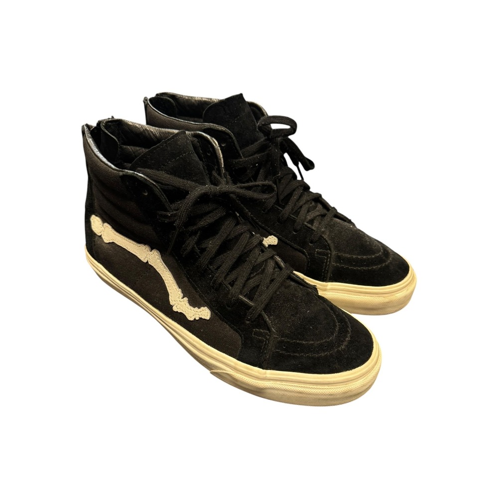 Vans Vault x Blends Sk8-Hi Reissue Zip LX Mens 9 Black Bone Sneakers VN0A38GZN8Z